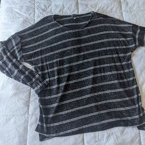 INC Women's Soft Striped Pullover - Size XL